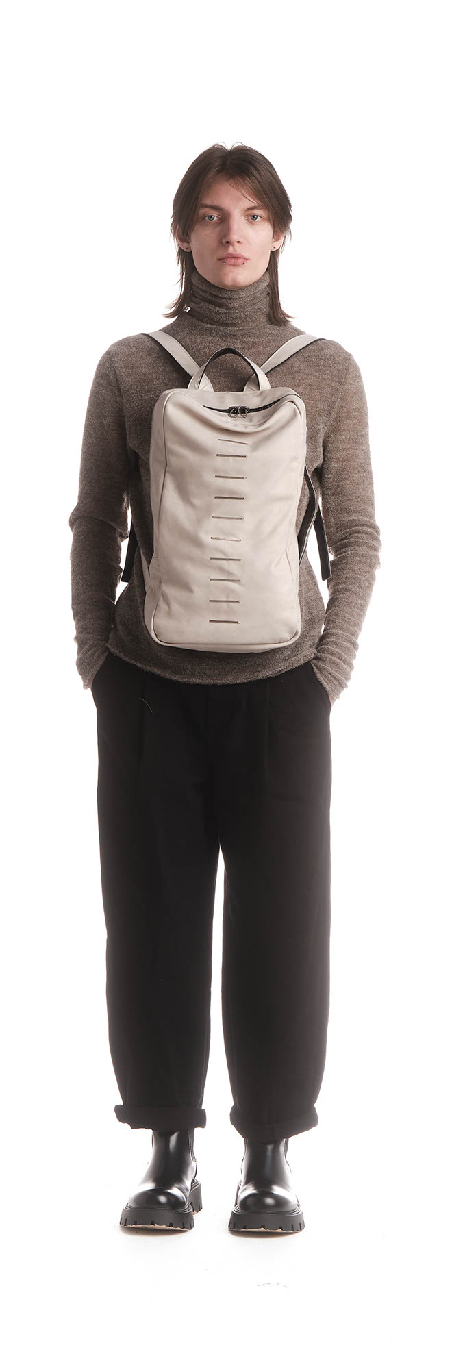 daniele basta leather and silver bags - WEARING
